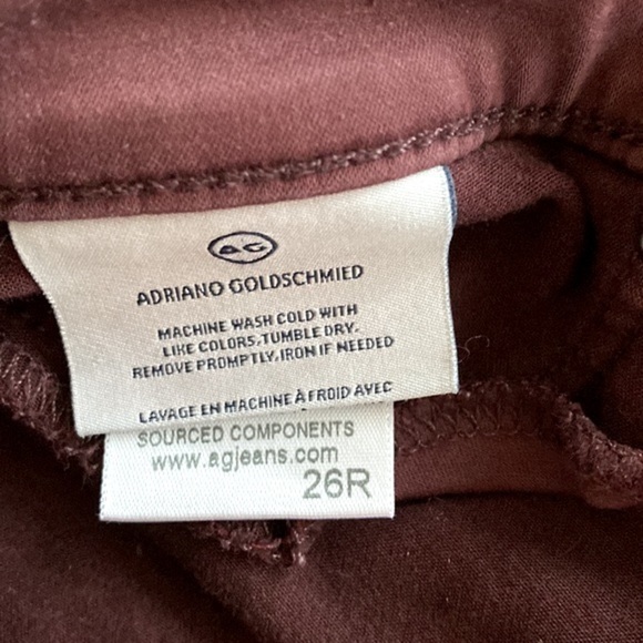 AG Legging Super Skinny Ankle in Red Courant - Picture 8 of 11